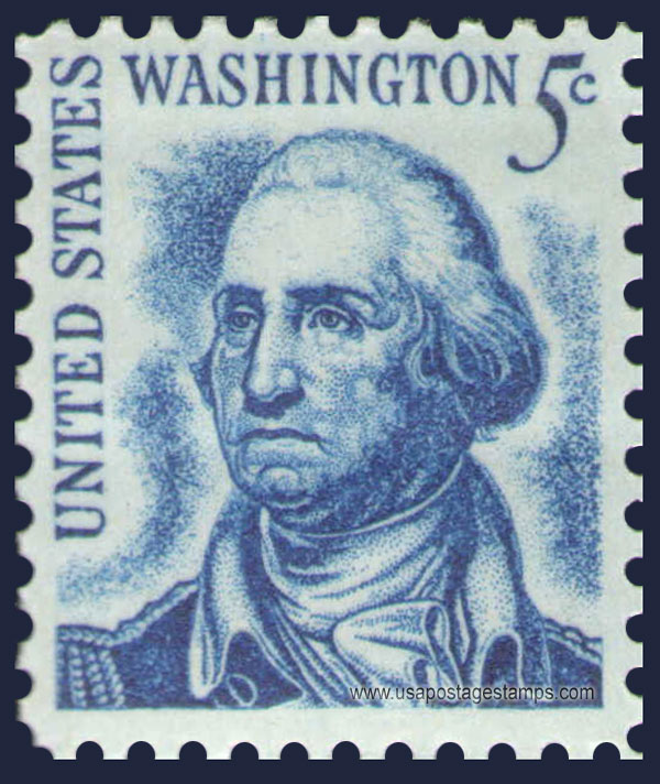 US 1966 George Washington (1732-1799) 5c. Scott. 1283a
