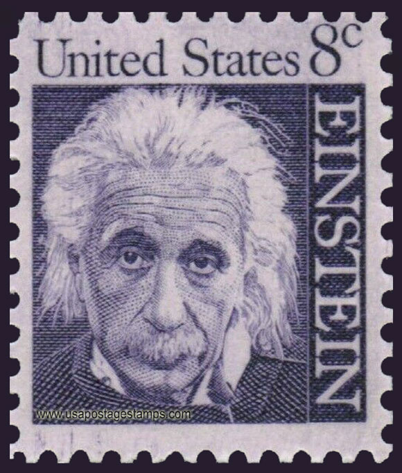 US 1966 Albert Einstein (1879-1955) 8c. Scott. 1285a