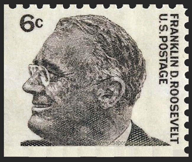 US 1967 Franklin Delano Roosevelt (1882-1945) 6c. Michel 894ybEul