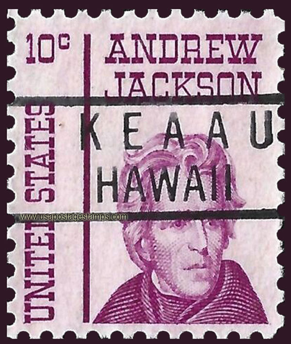 US 1967 Andrew Jackson (1767-1845) 10c. Scott. 1286b