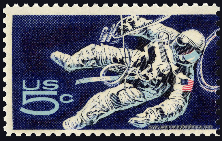 US 1967 Accomplishments in Space: Astronaut 5c. Scott. 1331