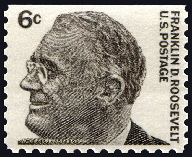 US 1968 Franklin Delano Roosevelt (1882-1945) 6c. Michel 894ybDo