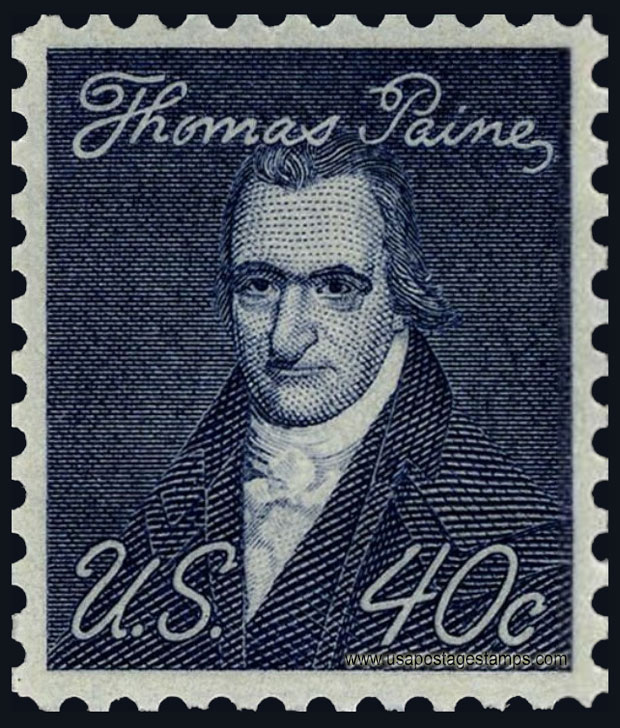 US 1968 Thomas Paine (1737-1809) 40c. Scott. 1292