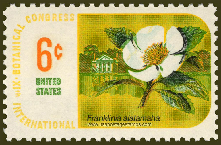 US 1969 Frankinia alatamaha ; 11th Int. Botanical Congress 6c. Scott. 1379