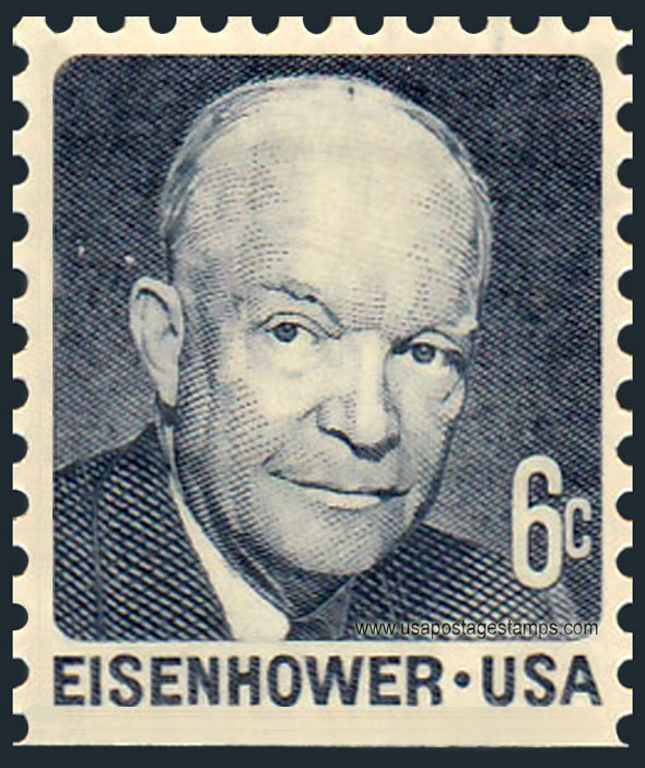 US 1970 David Dwight Eisenhower 6c. Michel 1005yDu