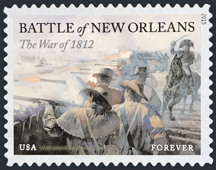 US 2015 Battle of New Orleans 49c. Scott. 4952