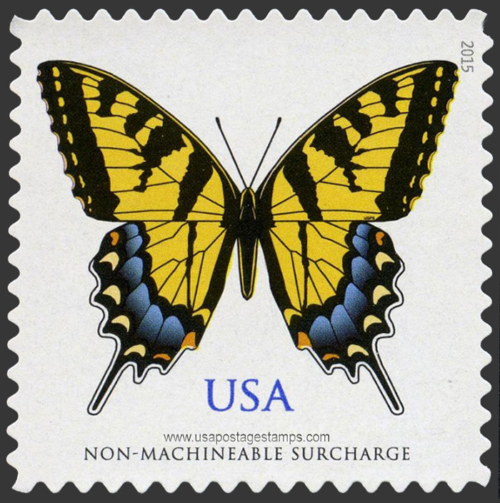 US 2015 Eastern Tiger Swallowtail Butterfly 71c. Scott. 4999