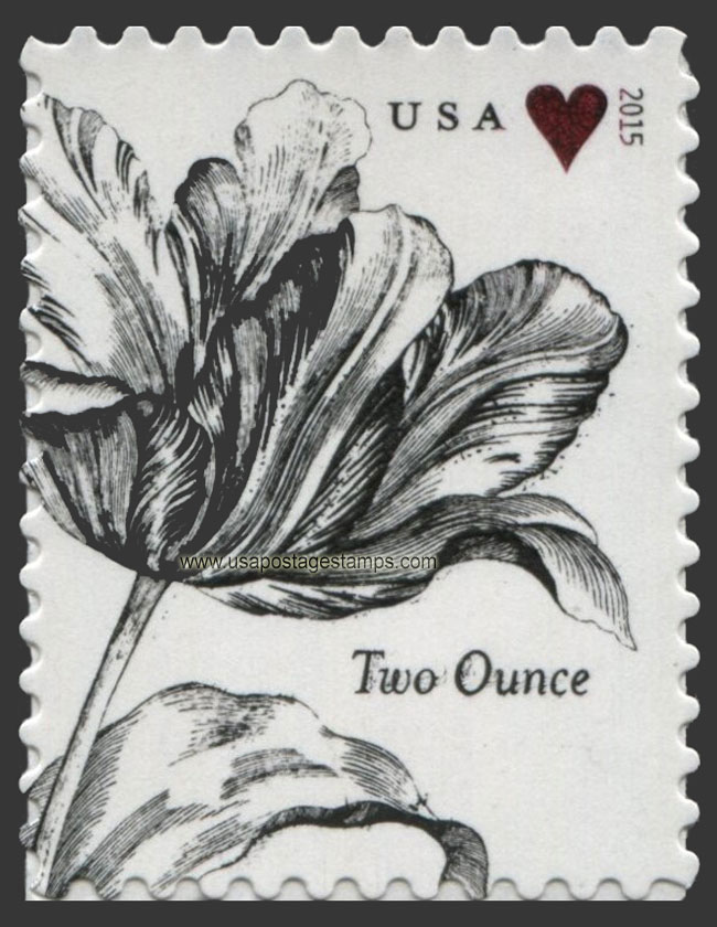 US 2015 Vintage Tulip Flowers 71c. Scott. 5002
