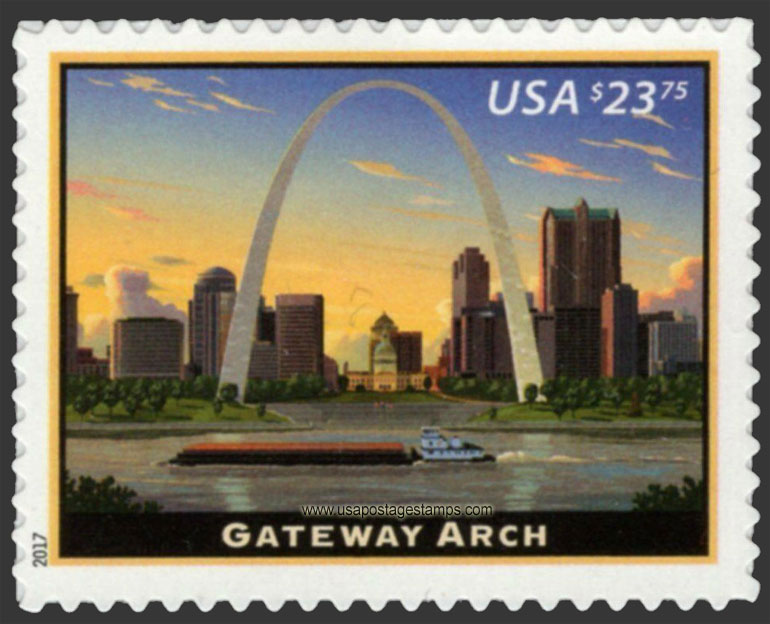 US 2017 Gateway Arch $23.75 Scott. 5157