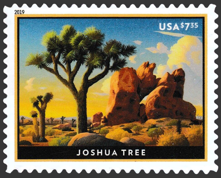 US 2019 Joshua Tree National Park, California $7.35 Scott. 5347