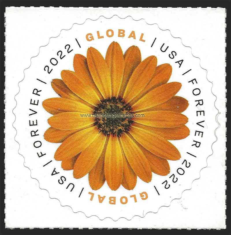 US 2022 African Daisy Flower $1.30 Scott. 5680