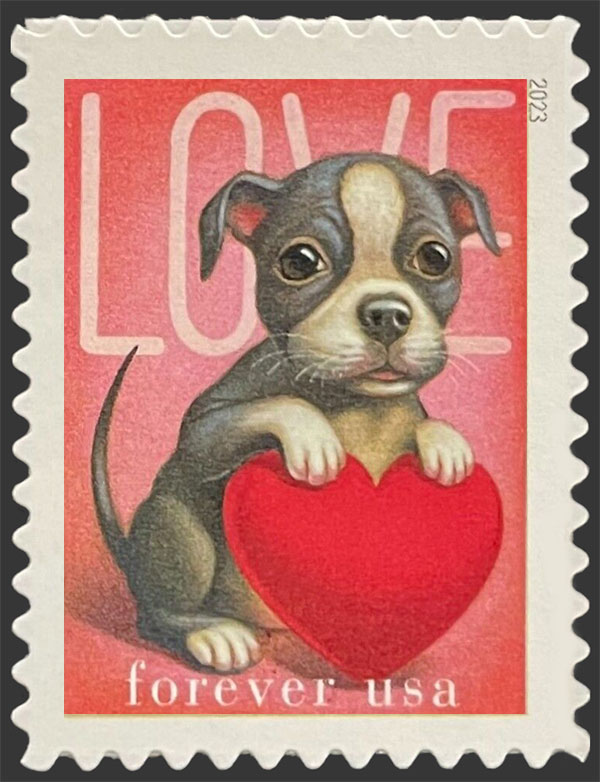 US 2023 Love : Puppy 60c. Scott 5746