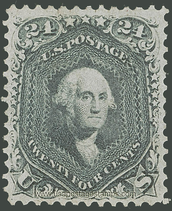 US 1861 George Washington (1732-1799) 24c. Scott. 70c