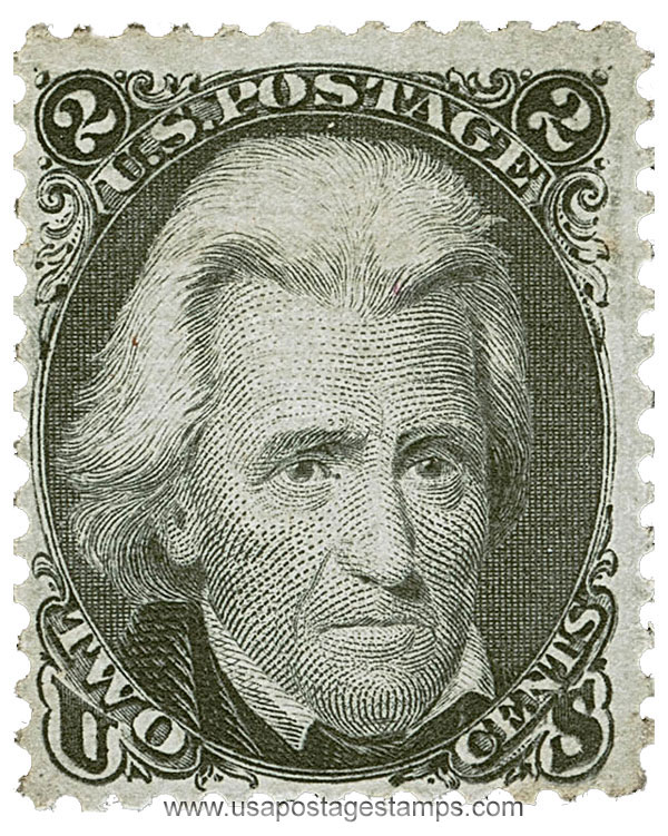 US 1867 Andrew Jackson (1767-1845) 2c. Scott. 84