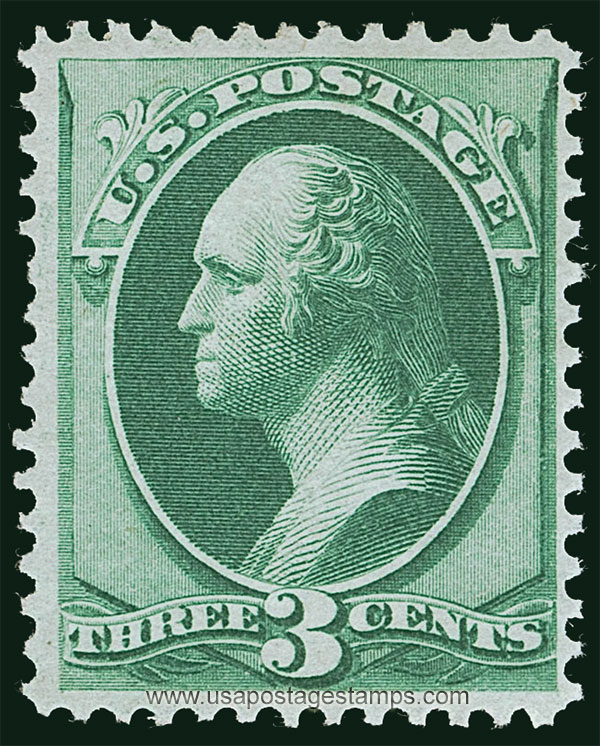 US 1870 George Washington (1732-1799) 3c. Scott. 136A