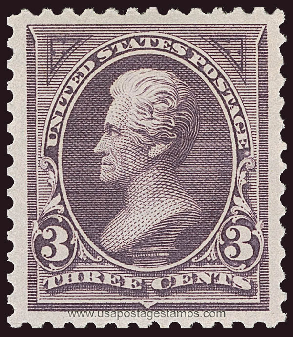 US 1894 Andrew Jackson (1767-1845) 3c. Scott. 253