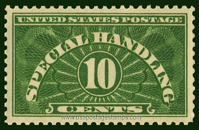 US 1928 Special Handling Stamp 10c. Scott. QE1