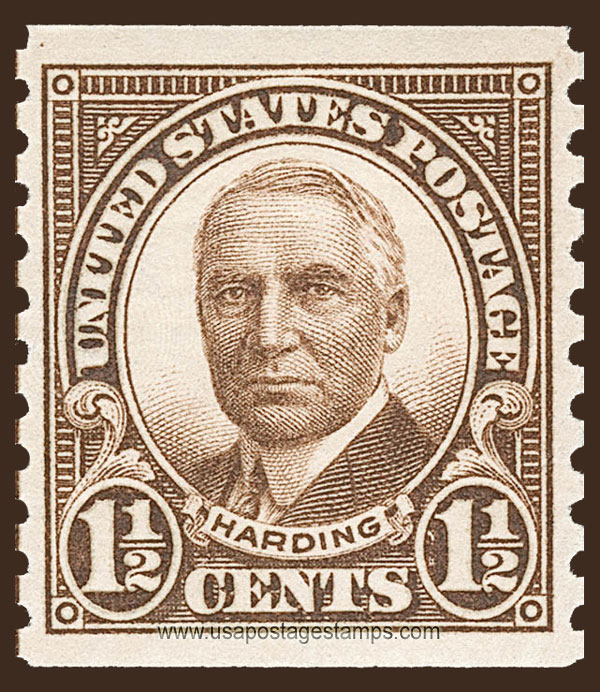 US 1930 Warren Gamaliel Harding (1865-1923) Coil 1c. Scott. 686