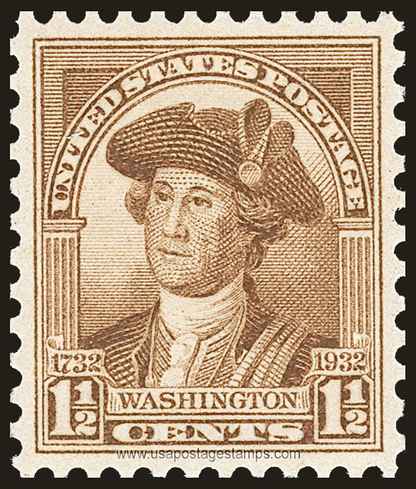 US 1932 George Washington (1732-1799) 1c. Scott. 706