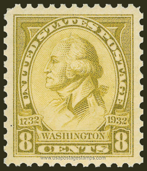 US 1932 George Washington (1732-1799) 8c. Scott. 713