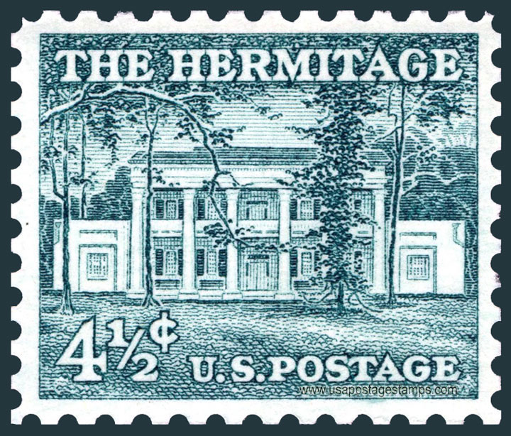 US 1959 The Hermitage, Nashville, Tennessee 4c. Scott. 1037
